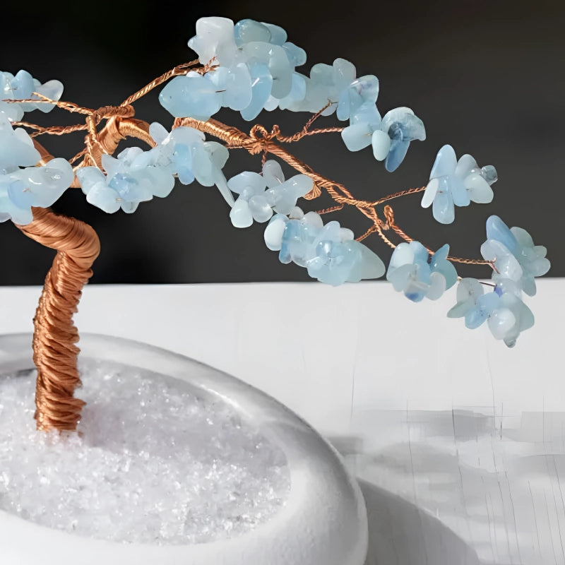 Aquamarine Zen Tree