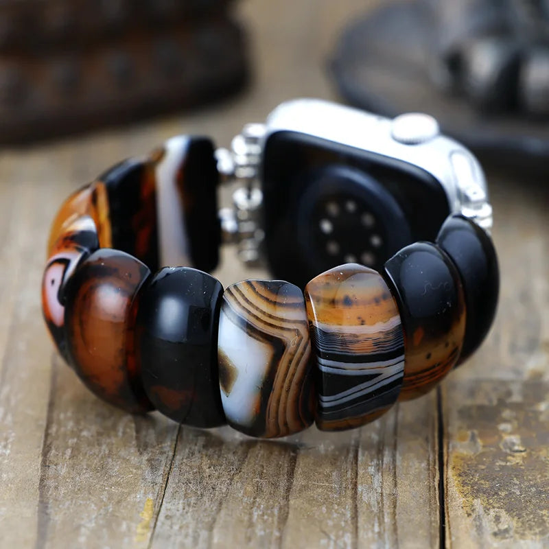 Grounding Agate Apple Watch Strap