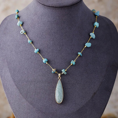Teardrop Serenity Necklace