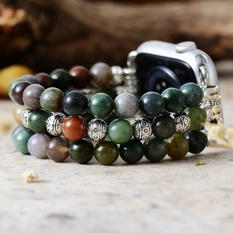 Indian Agate Apple Watch Strap