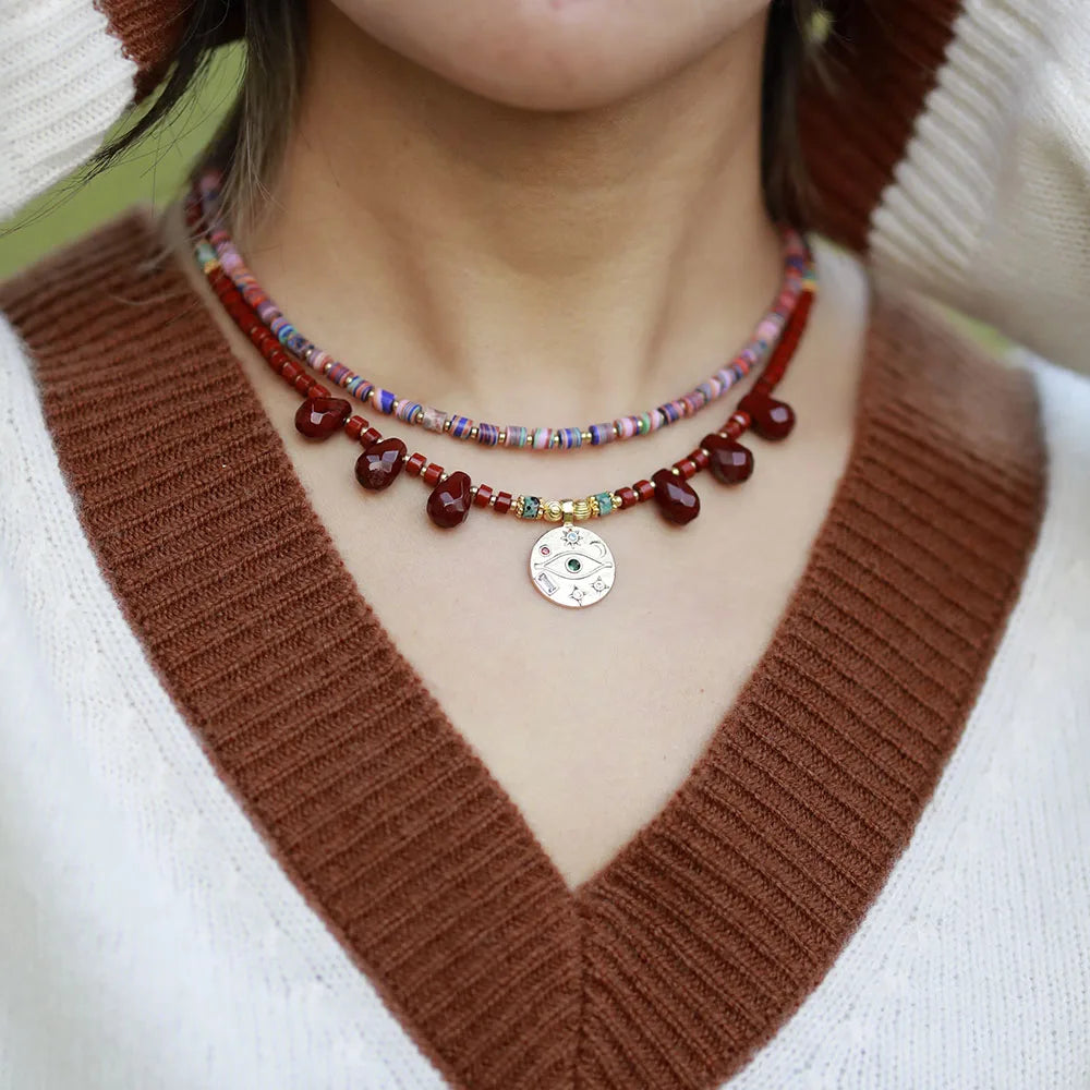 Desert Eye Talisman Necklace