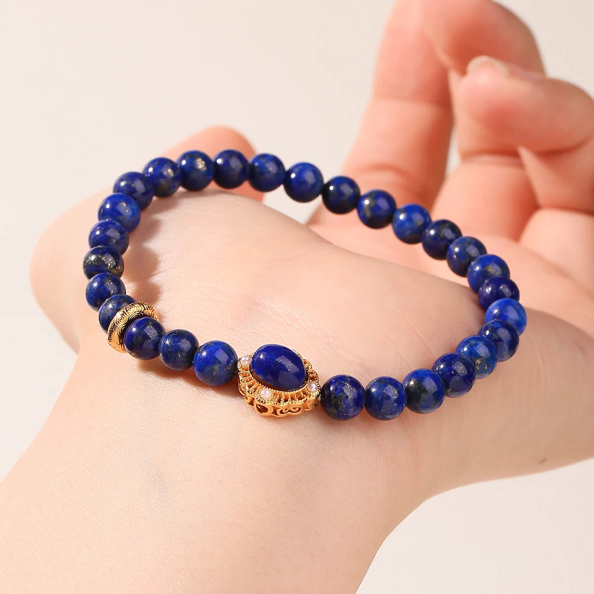 Vintage Lapis Lazuli Bracelet
