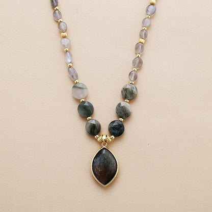 Dainty Labradorite Necklace
