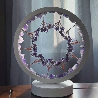 The Calming Forest - Amethyst Protection Night Lamp
