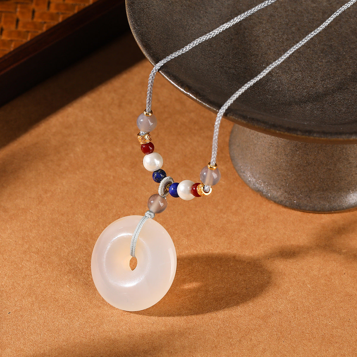 White Agate Harmony Necklace