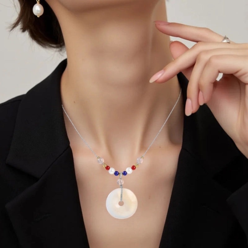 White Agate Harmony Necklace