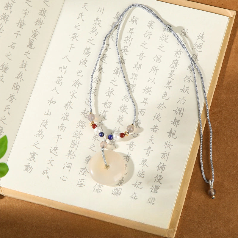White Agate Harmony Necklace