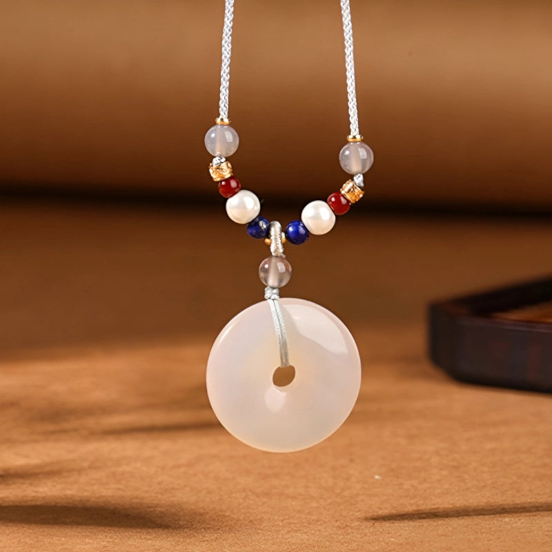 White Agate Harmony Necklace